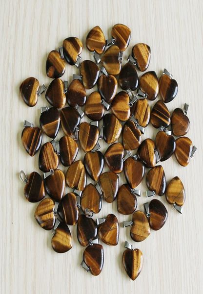

charms fashion tigerite eye stone love heart shape stone beads pendants 20mm diy jewelry making for pendant whol1945300, Silver