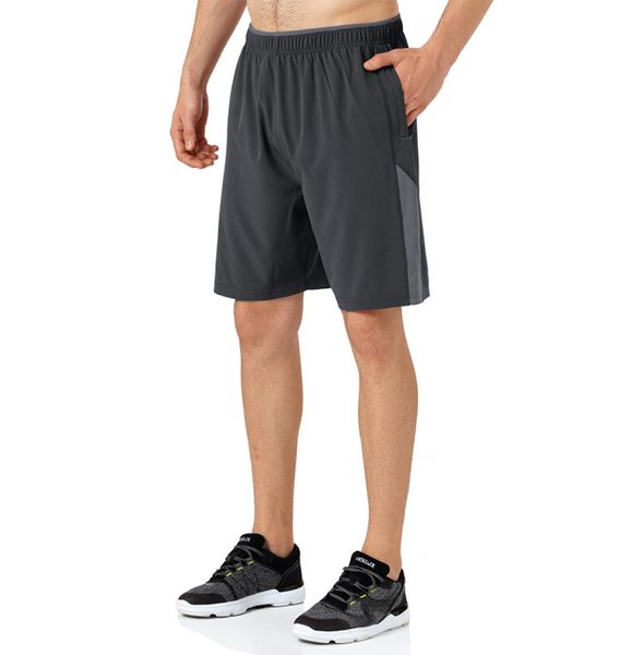 

designer men lu short pants elastic waist sport quick-drying running quarter leisure fitness mens yoga sports shorts knee length track974084