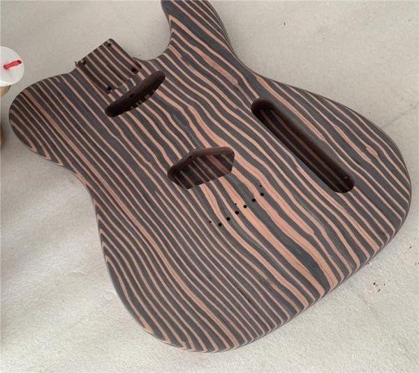 

zebra wood tl guitar body one piece wood body no painting01436267