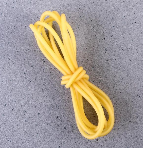 

1pc 5m elastic slings rubber band replacement latex tubing hose for catapult yellow resistance bands6179970