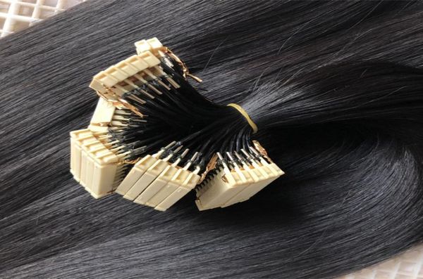

6d hair extension factory indian virgin remy hair 1b color 05gstrand 100strandslot 6d hair extension4788134