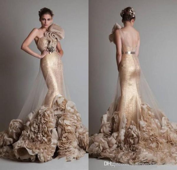 

2016 prom dress fashion one shoulder belt ruffle sheer tulle mermaid prom dresses backless prom dresses with court train 2476543, Black