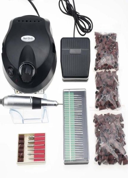 

30000 rpm pro electric nail art drill machine nail bits equipment manicure pedicure files electric manicure drill accessory8296458