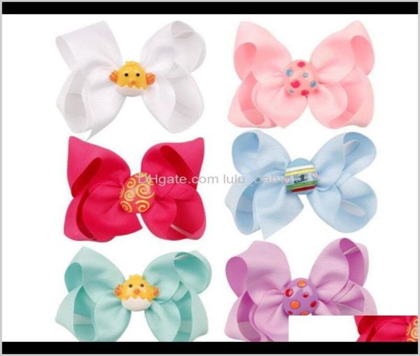 

easter egg accessories plain children039s bow hair clip headdress easter party decoration products supply dot hsvmr shaxy1071058