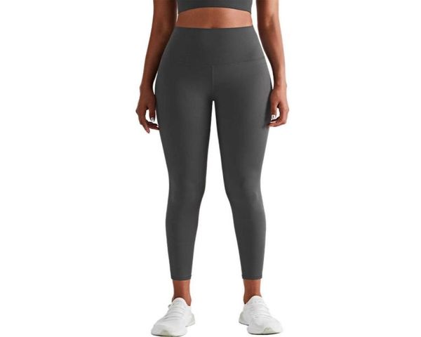

yoga outfits pants gym clothes women039s running fitness skin naked feeling tights high waist tight nine point sports pants wor3365401, White;red