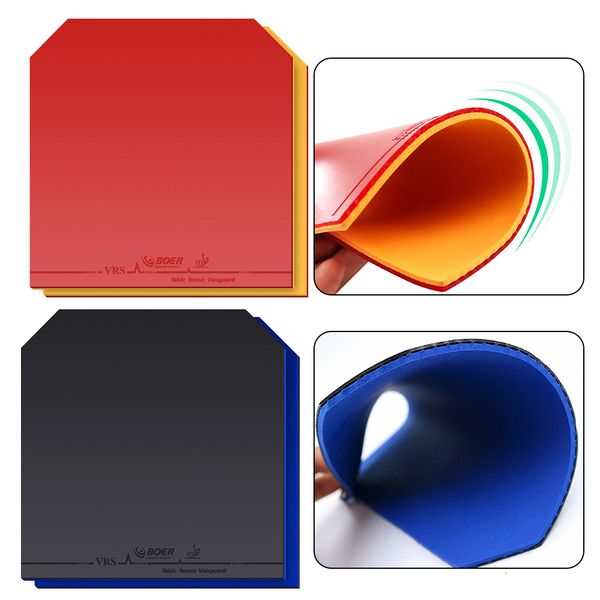 

table tennis balls 1pc2pcs rubber sponge cover flexibility ping pong paddle racket skin highelastic sport longlasting 230629