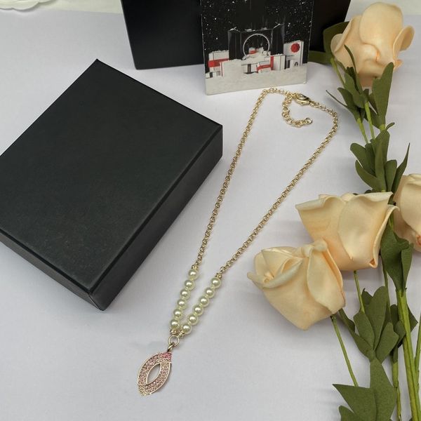 

luxury designer channel pendant necklace design letter jewelry hvdoay, Silver