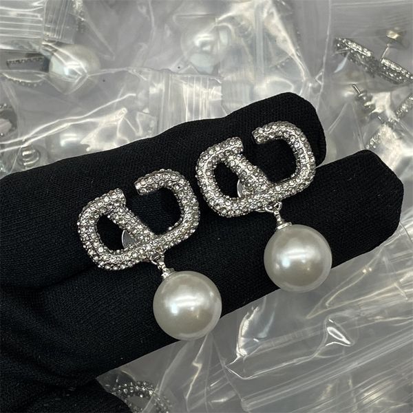 

fashion ear valentinosity studs designer letter logo luxury ear studs high end jewelry dxfgiks, Golden;silver
