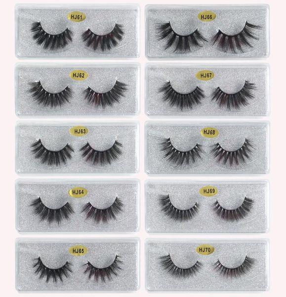 

3d mink eyelashes eye makeup mink false lashes soft natural thick fake eyelashes 3d eye lashes extension beauty tools 10 styles dh3425758