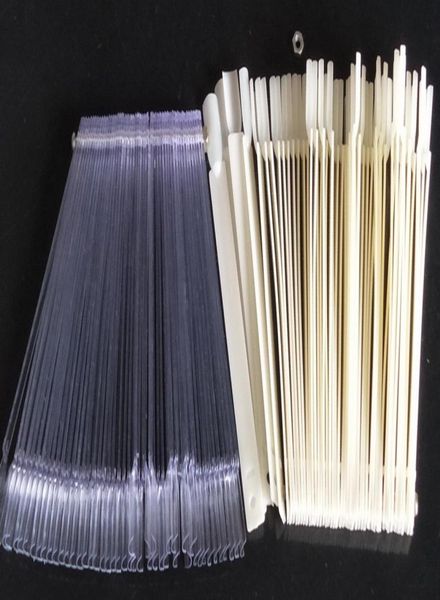 

50pcs nature 50pcs clear nail art tips stick display practice fan board for nail art supply9789458