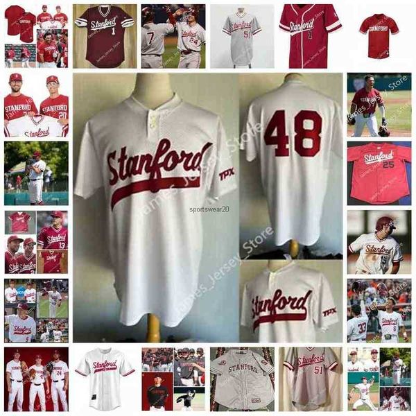

new wears college ncaa custom stanford cardinal baseball jersey drew storen steve buechele 20 brendan be, Blue;black