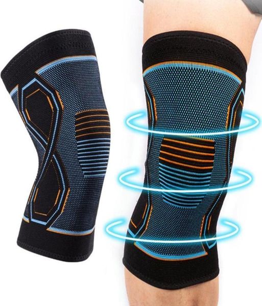 

knee pads elbow compression sleeve nylon silicone nonslip brace support for weightlifting running workout joint pain relief spo8298697, Black;gray