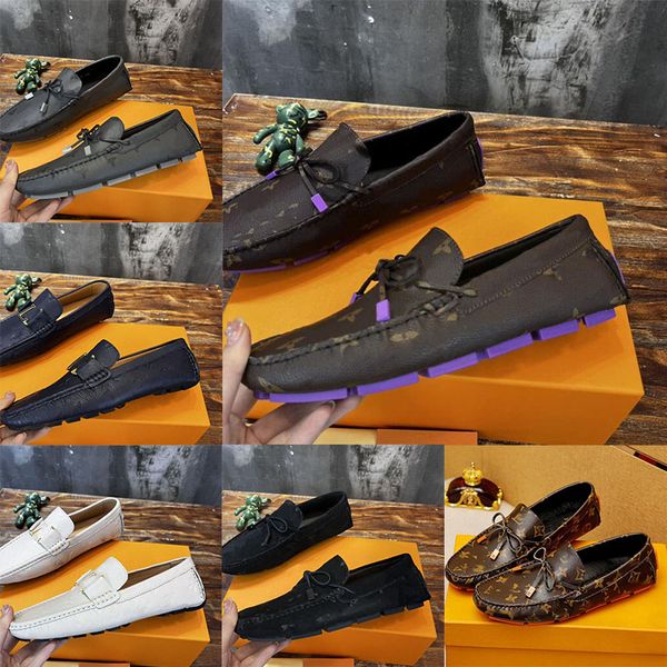 

casual shoes male arizona hockenheim leisure shoes embossed luxury leather dress mule derby fashion designermajor driver village leisur, Black