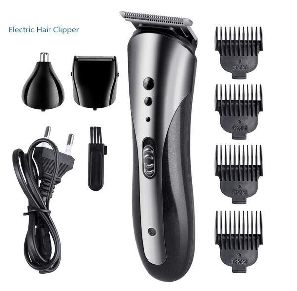 

3 in 1 electric with 4 nose hair the beard the hair limit combs shaver nose beard hair trimmer6764054