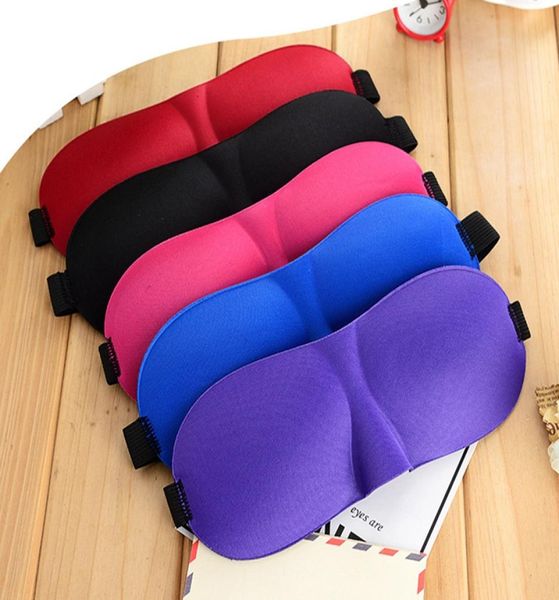 

new 3d sleep mask travel rest 3d sponge eye mask black sleeping eye mask cover to shield the light with opp bag2213989