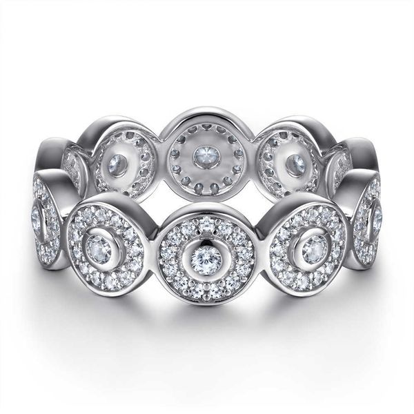 

original designer explosive tiffay s925 sterling silver full diamond body ring rings women's