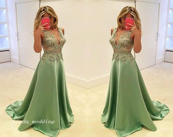 

a line lime green evening dress custom make satin applique long formal special occasion dress party gown plus si6507467, Black;red