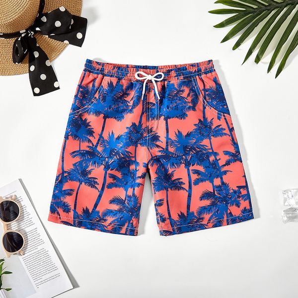 

men's swimwear 514years swimming trunks teen boys soft beach pants holiday college childrens shorts 230630