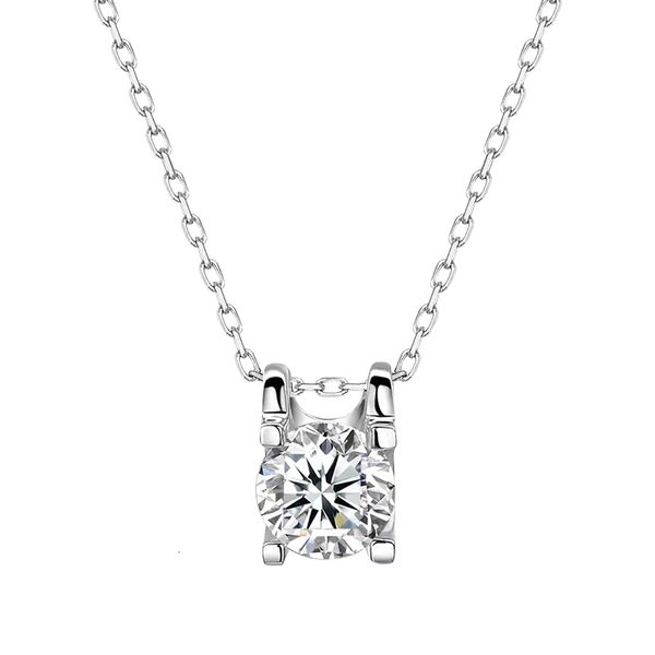 

pendant necklaces s925 silver inlaid clavicle chain cow head simple fashion internet celebrity 230629
