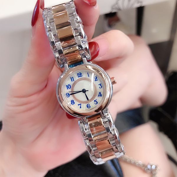 

ladies watch quartz movement fashion wristwatches woman designer wristwatch montre de luxe stainless steel strap 30mm, Slivery;golden