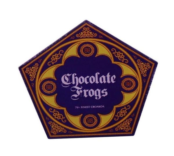

h0neyduke chocolate frog badge magic world food sweet medal brooch accessories9850266, Blue