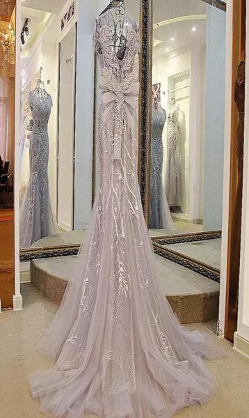 

luxurious real image slim custom formal evening dress short sleeves beaded laceup back mermaid prom party gowns rhinestone beaded6920145, Black;red