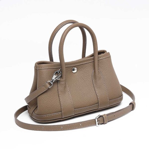 

original designer bags h home new bag 2023 mini leather garden women's large capacity bucket one shoulder portable tote 1 awo8
