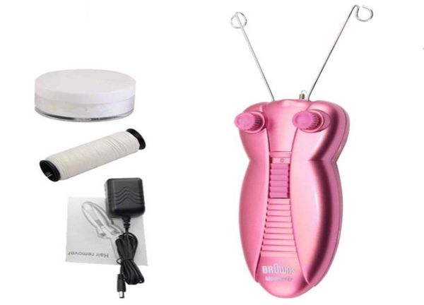 

facial shaver hair remover machine body face cotton thread defeather epilator portable butterfly trimmer razor lady beauty tool6013934