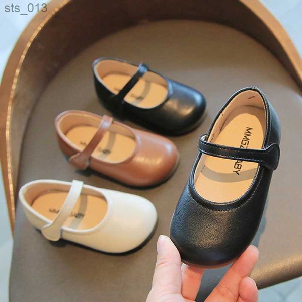 

girls shoes basic mary janes kids shoes flats basic baby toddlers anti-slippery casual shoes for child leather shoes black white l230518, Black;red