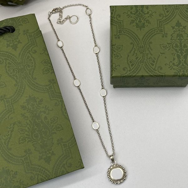 

luxury brand ggsity pendant necklace logo designer necklace design jewelry dfjsain, Silver
