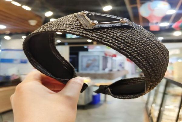 

women039s leather letter headband antishedding movement wide brim headband women jewelry hair accessories8998994, Black;brown