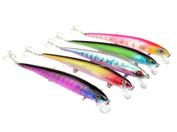 

5pcs minnow fishing lure crank bait hooks bass crankbait tackle 125cm17g f00375 spdh9162746