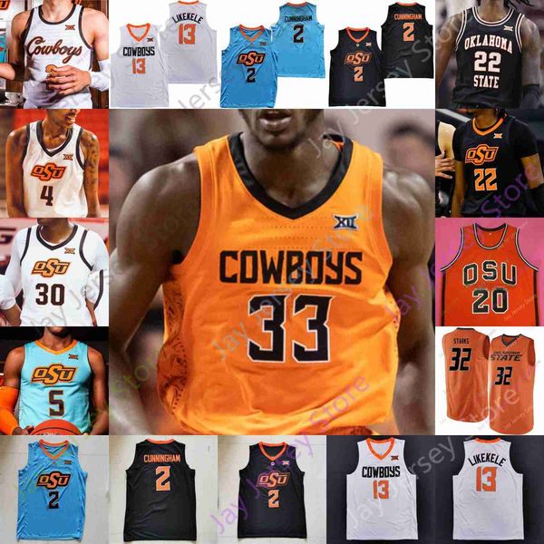

osu basketball jersey ncaa college isaac likekele keylan kalib boone avery anderson iii cade cunningham bryce thompson moussa cisse williams, Black;red