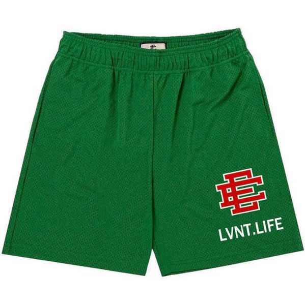 

men's fashion luxury ee shorts basic eric emanuel new york city skyline brand men women jog casual loose fitness sports beach pants mes, White;black