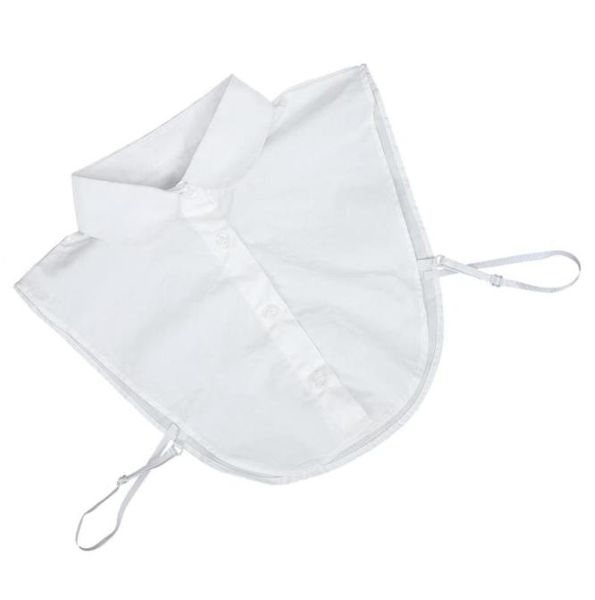 

bow ties 1 pc false collar shirt cotton white clothes fake06740709, Black;gray