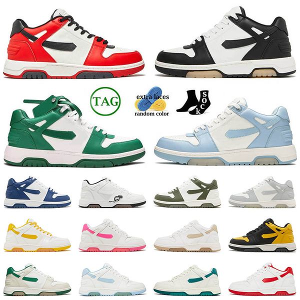 

2023 platform out of office designer casual shoes black red university blue green men women white skate low trainers sneakers 36-45