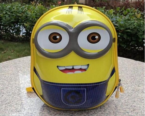 

2018 minions 3d backpack kids puppy mochilas escolares infantis children school bags lovely satchel school knapsack baby bag y18117219410