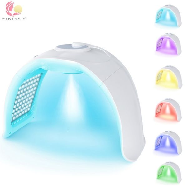 

face massager 7color led light moisture spectrometer moisturizing spray hydrotherapy acne beauty potherapy machine face and body 230629