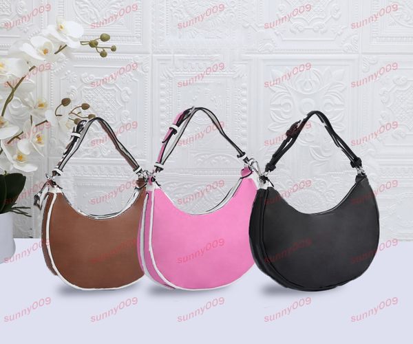

half moon bag crossbody totes luxury underarm package satchel hobo shoulder bag satchel designer loop wallets croissant bags