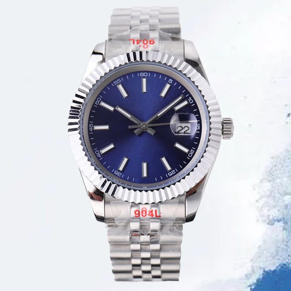 

high-end 2824 3235 movement fashion luxury mens womens watch 31mm 36mm 41mm mechanical automatic 904 steel chain sapphire mirror waterproof, Slivery;brown