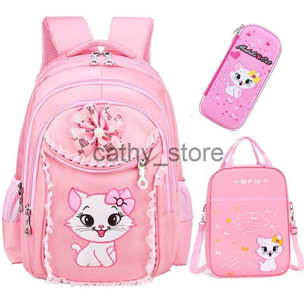 

backpacks cute girls school bags children schoolbag orthopedic primary cartoon cat school backpack princess bagpack kids book bags mochilax0