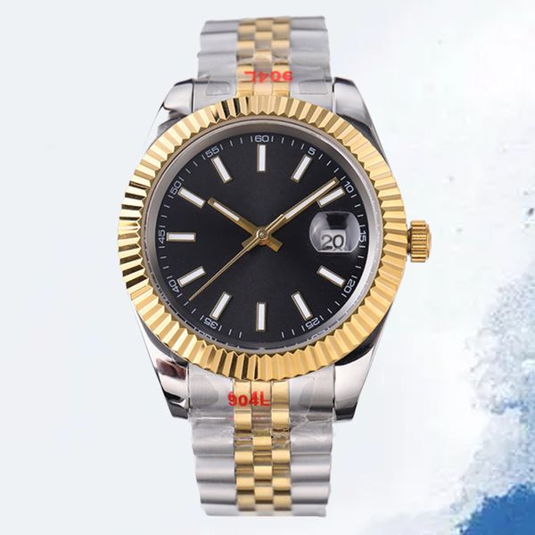 

men watch women business watches 3235 movement mechanical automatic 904 steel chain sapphire noctilucent waterproof classic style 31mm 36mm, Slivery;brown