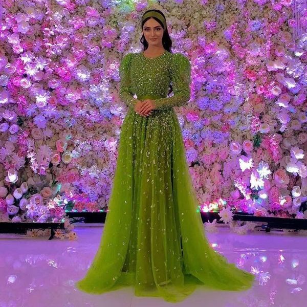 

basic casual dresses elegant sequin long formal gowns and evening slim fit sleeve mesh green sparkly prom vestidos 230629, Black;gray