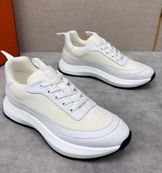 

men gramm sneaker shoes suede & nylon trainer chunky rubber sole platform skateboard walking famous brand discount footwear, Black