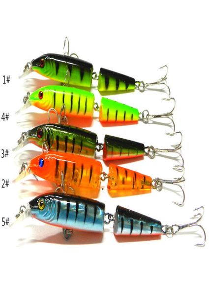 

2 sections fishing minnow lure artificial bait with treble hooks 105cm 96g plastic hard bait fishing tackle9519369
