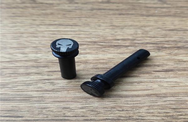 

steel entended pivot and takedown pins skull engraved01234160940