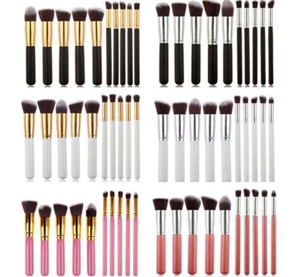 

6 style mini makeup brushes tools sets 10 pcs make up brushes set professional portable full cosmetic brush with opp bag 4980653