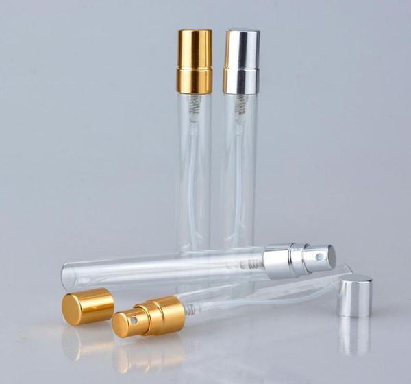 

whole 10ml mini portable clear glass perfume bottles with spray small atomizer perfume sample vials4394013