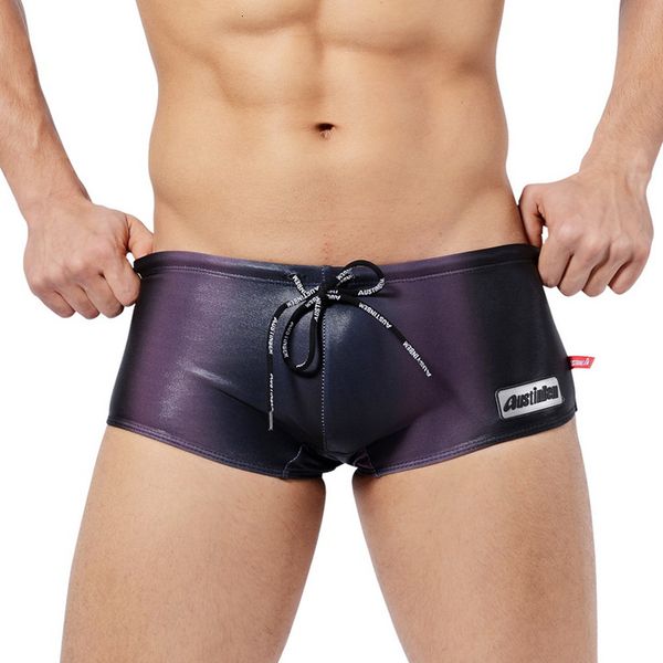 

men's swimwear men low rise glitter bikini swimsuits nylon quick dry breathable beach sport bathing surfing swimming trunks 230630
