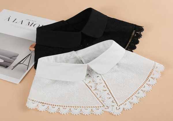 

bow ties linbaiway sweet polyester false collar for women shirt sweater dress detachable collars female removable fake accessory7168917, Black;gray